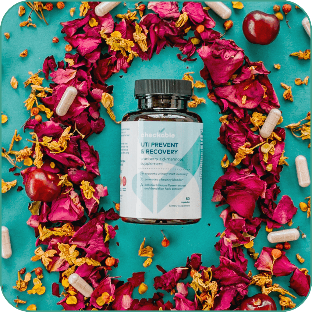 UTI Prevention and Recovery Bottle Portrait Plus Art